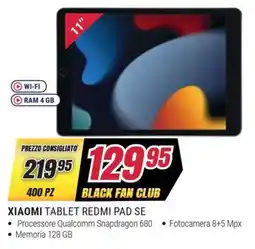 Trony XIAOMI TABLET REDMI PAD SE offerta