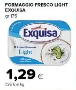 Tigre Amico Formaggio fresco light EXQUISA offerta