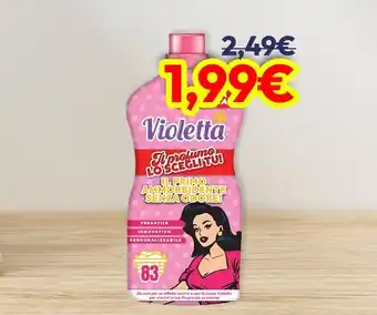Violetta ammorbidente senza odore
