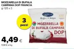 Tigre Amico Mozzarella di bufala campana dop FRANCIA offerta