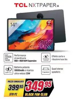Trony TCL NXTPAPER 14 offerta