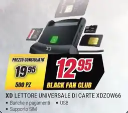 Trony XD LETTORE UNIVERSALE DI CARTE XDZOW66 offerta
