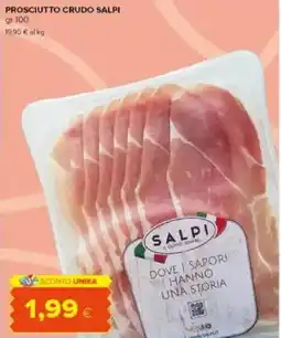 Tigre Amico Prosciutto crudo SALPI offerta