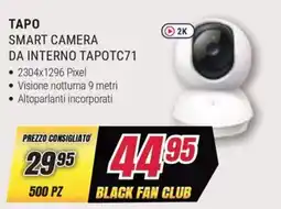Trony ΤΑΡΟ SMART CAMERA DA INTERNO TAPOTC71 offerta