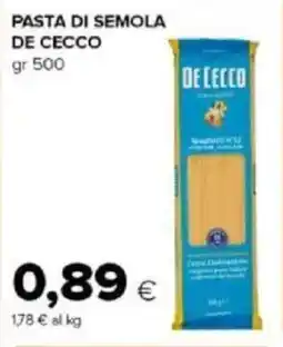 Tigre Amico Pasta di semola DE CECCO offerta