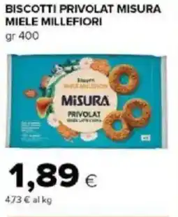 Tigre Amico Biscotti privolat misura miele millefiori offerta