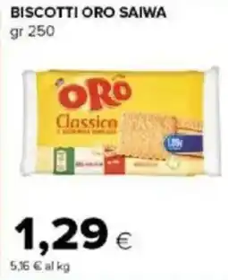 Tigre Amico Biscotti ORO SAIWA offerta