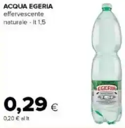 Tigre Amico Acqua egeria effervescente naturale offerta