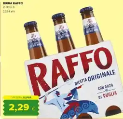 Tigre Amico Birra RAFFO offerta