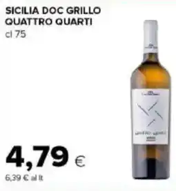 Tigre Amico Sicilia doc grillo quattro quarti offerta