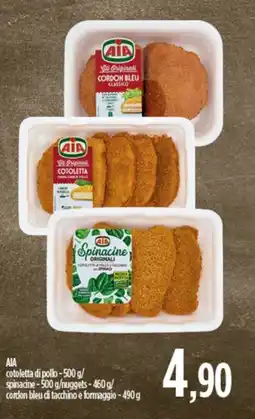 Ciro Amodio AIA cotoletta di pollo - spinacine- nuggets- cordon bleu di tacchino e formaggio offerta