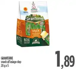 Ciro Amodio GRANTERRE snack all'asiago dop offerta