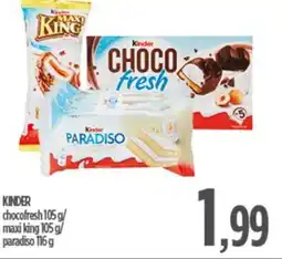 Ciro Amodio KINDER chocofresh / maxi king / paradiso offerta