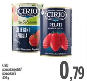 CIRIO pomodori pelati/ pomodorini