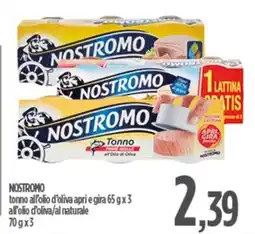Ciro Amodio NOSTROMO tonno all'olio d'oliva apri e gira - all'olio d'oliva/al naturale offerta
