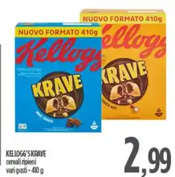 Ciro Amodio KELLOGG'S KRAVE cereali ripieni offerta