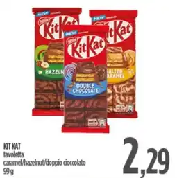 Ciro Amodio KIT KAT tavoletta caramel/hazelnut/doppio cioccolato offerta