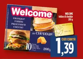 Ciro Amodio WELCOME fettine di cheddar offerta