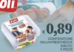 Pilato FOLI Contenitore salvafreschezza 5 pezzi offerta