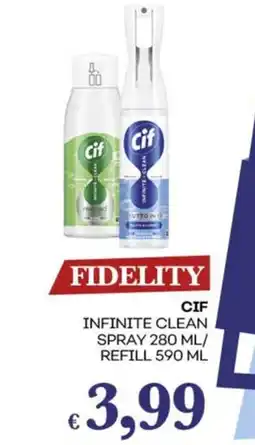 Pilato CIF Infinite clean spray refill offerta
