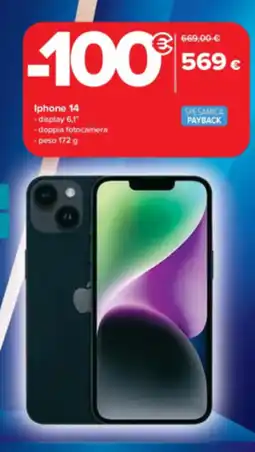 Carrefour Iphone 14 offerta