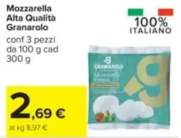 Carrefour Mozzarella Alta Qualità Granarolo offerta