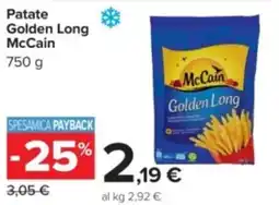 Carrefour Patate Golden Long McCain offerta
