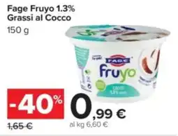 Carrefour Fage Fruyo 1.3% Grassi al Cocco offerta