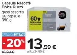 Carrefour Capsule Nescafè Dolce Gusto offerta