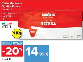 Caffè Macinato Qualità Rossa Lavazza