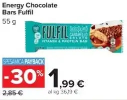 Carrefour Energy Chocolate Bars Fulfil offerta