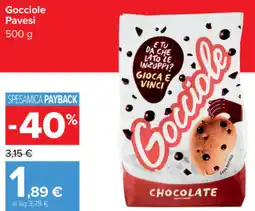 Carrefour Gocciole Pavesi offerta