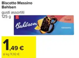 Carrefour Biscotto Messino Bahlsen offerta