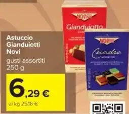 Carrefour Astuccio Gianduiotti Novi offerta