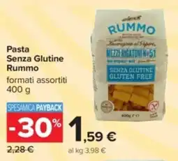 Carrefour Pasta Senza Glutine Rummo offerta