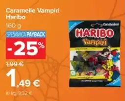 Carrefour Caramelle Vampiri Haribo offerta