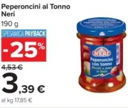 Carrefour Peperoncini al Tonno Neri offerta