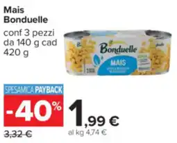Carrefour Mais Bonduelle offerta