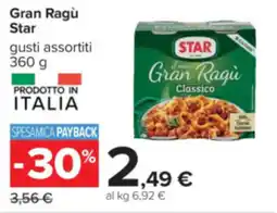 Carrefour Gran Ragù Star offerta