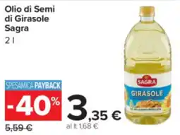 Carrefour Olio di Semi di Girasole Sagra offerta