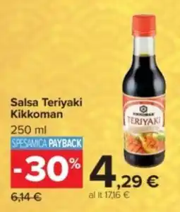 Carrefour Salsa Teriyaki Kikkoman offerta