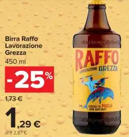 Carrefour Birra Raffo Lavorazione Grezza offerta