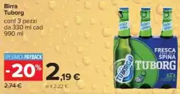 Carrefour Birra Tuborg offerta