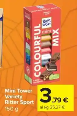 Carrefour Mini Tower Variety Ritter Sport offerta
