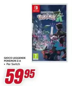 Trony Gioco leggende pokemon z-a Per Switch offerta