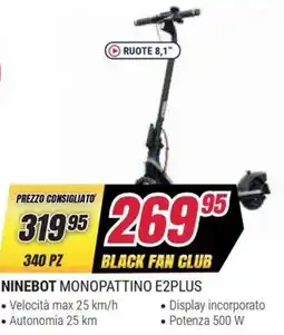 Trony NINEBOT MONOPATTINO E2PLUS offerta