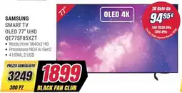 Trony SAMSUNG SMART TV OLED 77" UHD QE77SF85XZT offerta