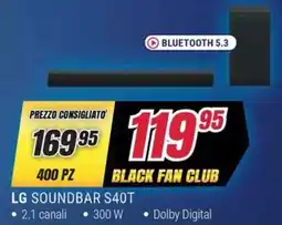 Trony LG SOUNDBAR S40T offerta