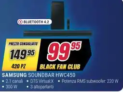 Trony SAMSUNG SOUNDBAR HWC450 offerta