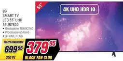 Trony LG SMART TV LED 55" UHD 55UR7800 offerta